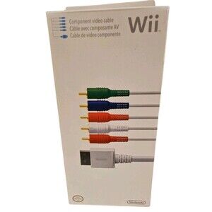 Vintage Official Nintendo Wii Component AV Cable OEM New Unopened 2009